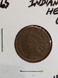 1865 INDIAN HEAD CENT BU