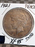 1921 PEACE DOLLAR XF