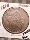 1898 MORGAN DOLLAR BU TONING