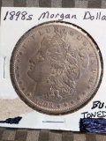 1898S MORGAN DOLLAR AU