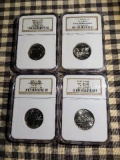 4 NGC GRADED STATE QUARTERS