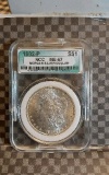 1882 MORGAN DOLLAR IN NCC MS67 HOLDER