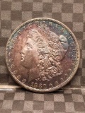 1880S MORGAN DOLLAR BU TONING