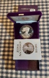 1987 SILVER EAGLE IN BOX PF