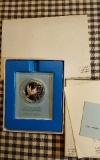 1973 UNITED NATIONS STERLING SILVER PEACE MEDAL