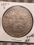 1884S MORGAN DOLLAR XF