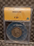 1932D WASHINGTON QUARTER ANACS F12