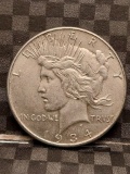 1934 PEACE DOLLAR AU