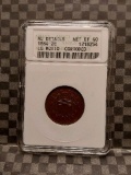 1864 LG. MOTTO 2-CENT PIECE AU-DETAILS CORRODED