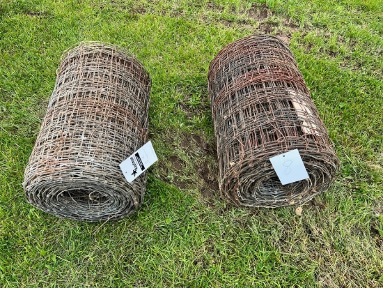 2 rolls of 26 inch woven Wire