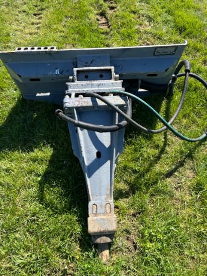 Hydraulic Skidsteer Hammer Attachment