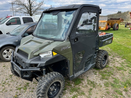 2015 Polaris Ranger 4 x4 2 seater with mechanical dump bed