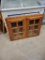 Surface mounted wall curio cabinet, used