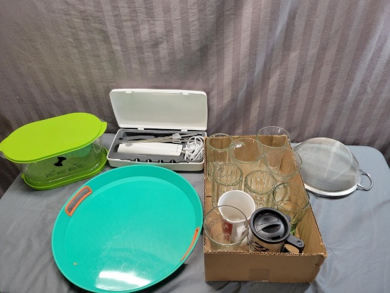 Large lot of kitchen related items