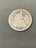 1875 Seated Half Dollar US type coin