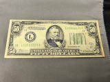 1934 $50.00 Federal Reserve Note