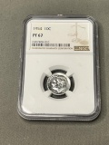 1954 10 Cent dime graded PF67 by NGC