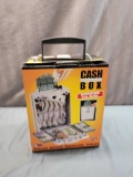 Cash Box with motorized coin sorter