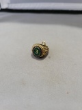 1964 Senior Prom Ring Pendant, gold tone, material unknown, no stamp