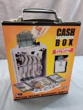 Cash Box with motorized coin sorter