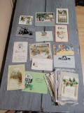 Vintage postcard lot, All Christmas Themed, no stamps or postmarks