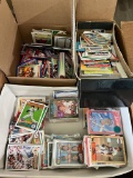 3 small boxes of assorted cards, various years, some stars