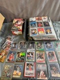 Basketball Lot of 25 toploaders and Notebooks, 900+ cards