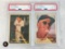 (2) 1957 Topps PSA graded baseball cards- Whitey Herzog, & Dusty Rhodes