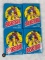 (4) 1975 Topps Basketball Wax Packs