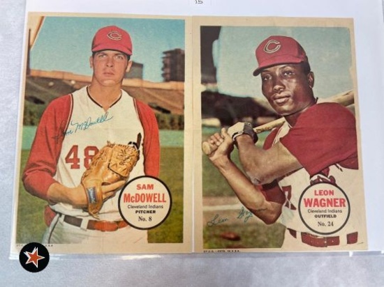 1967 Topps Baseball 4 Poster Lot