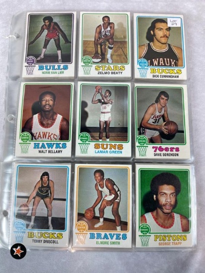 1973-74 Topps Basketball Starter Set Lot