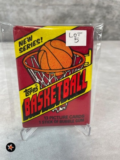 1981-82 Topps Unopened Basketball Pack
