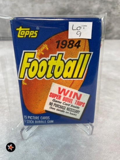 1984 Topps Football Unopened Pack