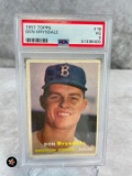 1957 Topps Don Drysdale PSA graded 3