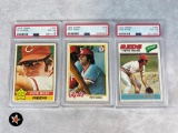 1976-78 Topps Pete Rose PSA graded cards