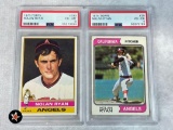 1974 & 1976 Topps Nolan Ryan PSA graded cards