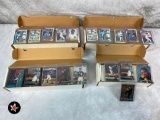 (2) 1990 Topps, & (2) 1991 Stadium Club baseball complete sets