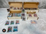 1991 Upper Deck and action packed, 1990 Fleer and Topps football complete sets