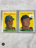 1958 Topps Larry Doby & Minnie Minoso Cards