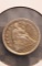 1853 SEATED HALF DIME XF +