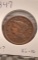 1847 LARGE CENT VG+