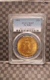 1908 NO MOTTO $20. ST. GAUDENS PCGS MS62