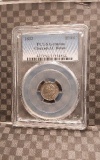 1832 BUST HALF DIME PCGS GENUINE AU-DETAILS CLEANED