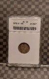 1912D BARBER DIME ANACS AU50