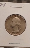 1932S WASHINGTON QUARTER VF