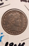 1904 BARBER QUARTER UNC