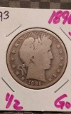 1896S BARBER HALF G