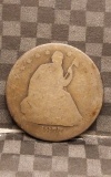 1877CC SEATED HALF AG