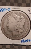 1889O MORGAN DOLLAR VG