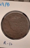 1819/8 LARGE CENT G